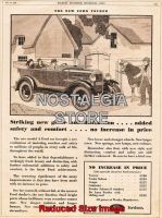 1930 Ford Model A Tourer advert - Retro Car Ads - The Nostalgia Store